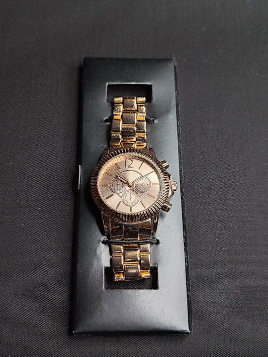 Virginia Rose Gold Bracelet-Style Quartz Watch