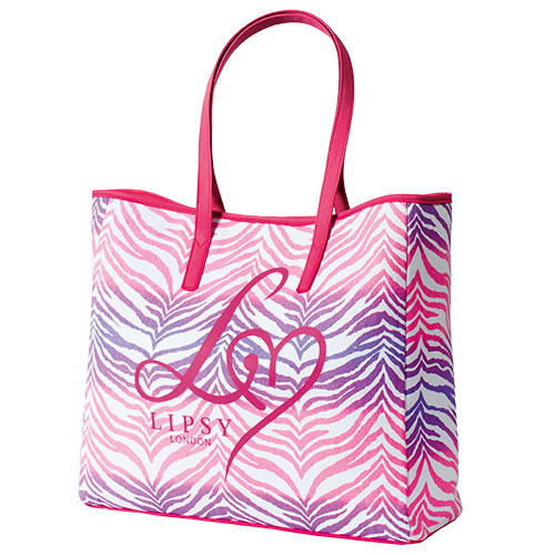 Lipsy Zebra Ombre Beach Bag